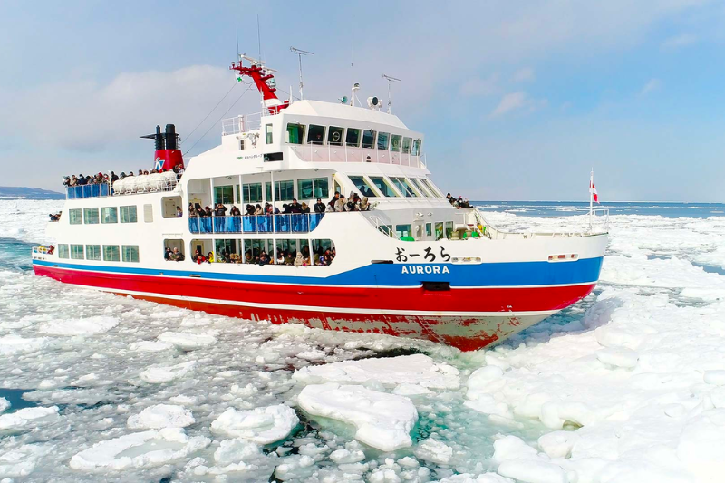 유빙 관광 쇄빙선 오로라 공식 HP